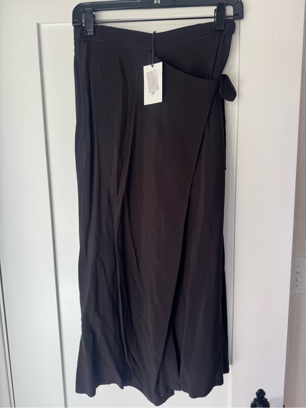 Humanoid Women’s Chocolate Wrap Skirt - Classic Elegant Style
